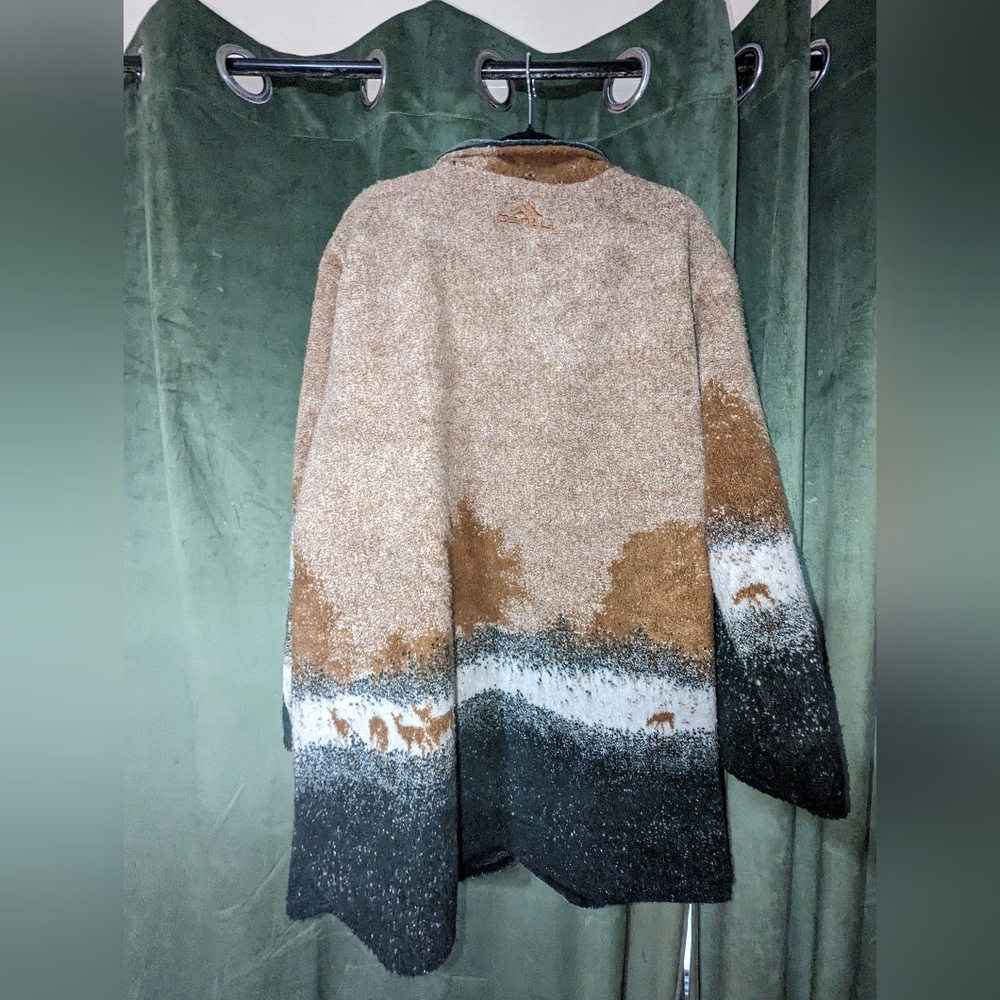 Vintage Reversible Denali Elk Mountain Scene Jacket - Picture 5 of 9